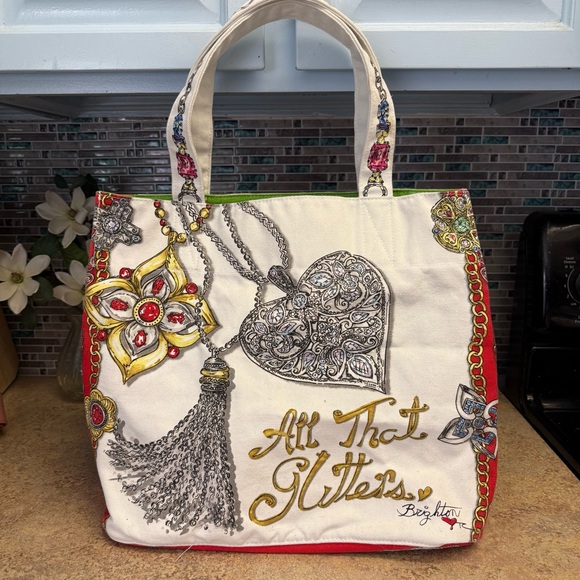Brighton Handbags - Brighton All That Glitters large tote bag